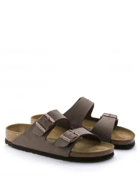 Birkenstock Arizona Birko-Flor Nubuk Sandale Pantoufle Mocca - Achetez À Prix Outlet!