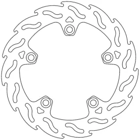 BRAKE ROTOR FIXED FLAME - piecemotoquad