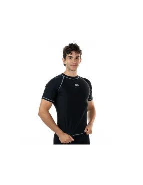 T-shirt de Natation Aquarapid Uv Homme Noir
